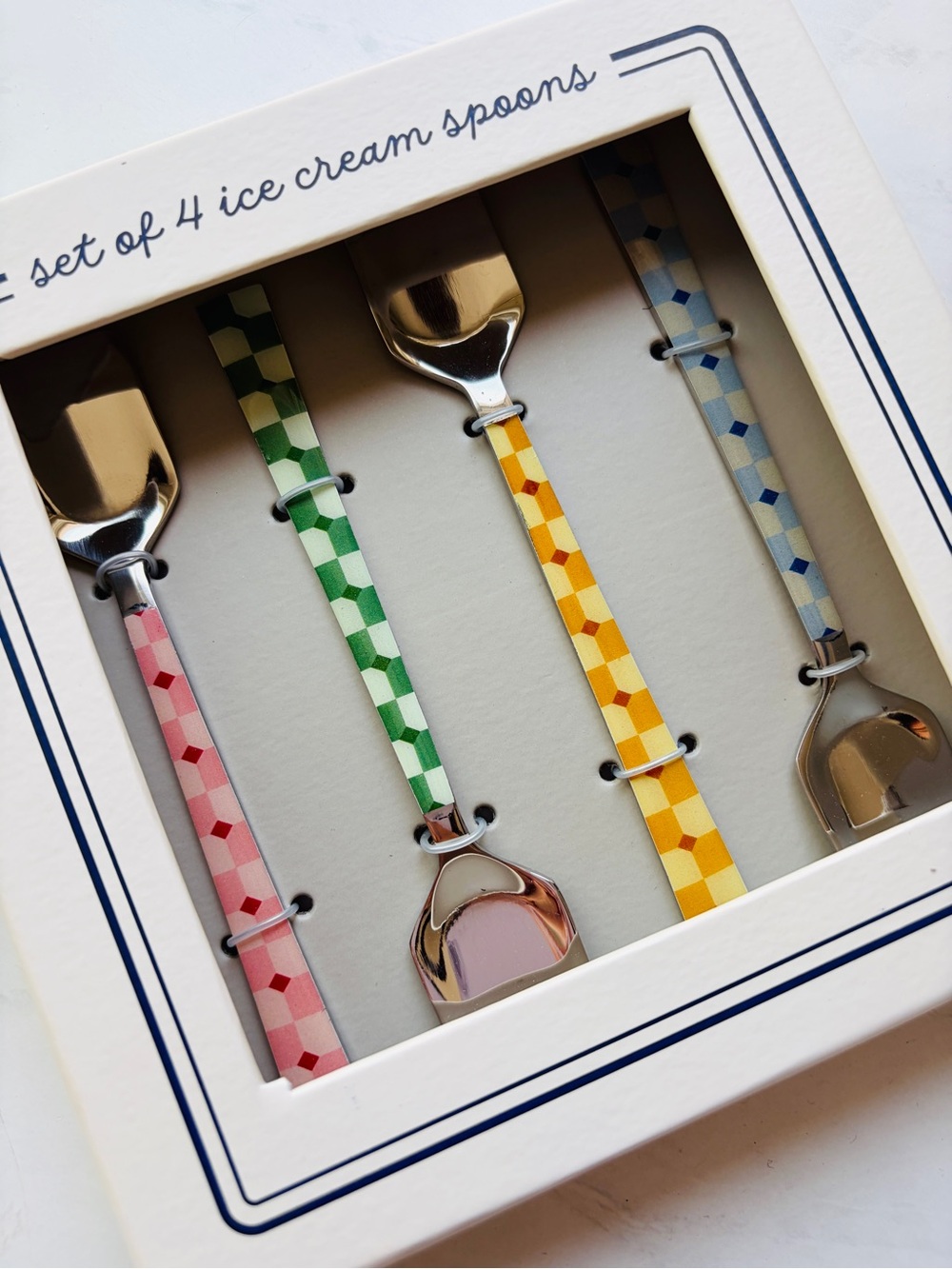 Rare! NWT Anthropologie Café Violette Stainless Steel Spoons, Set of 4 - Picture 6 of 7